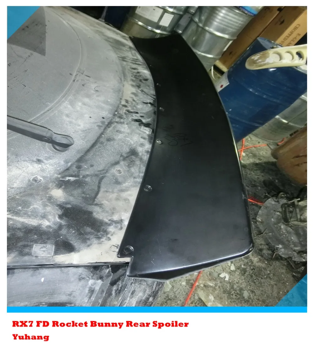 Задний спойлер из стекловолокна Rocket Bunny для 1992 1997 RX7 FD3S|frp bumper|frp stockspoiler jetta |