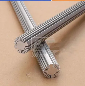 Быстрая Бесплатная Доставка 5 шт. радиатор подсолнуха 25*13*100 мм плавник Светодиодная лампа шарик алюминиевый радиатор твердый плотный зуб светильник фитинги радиатора