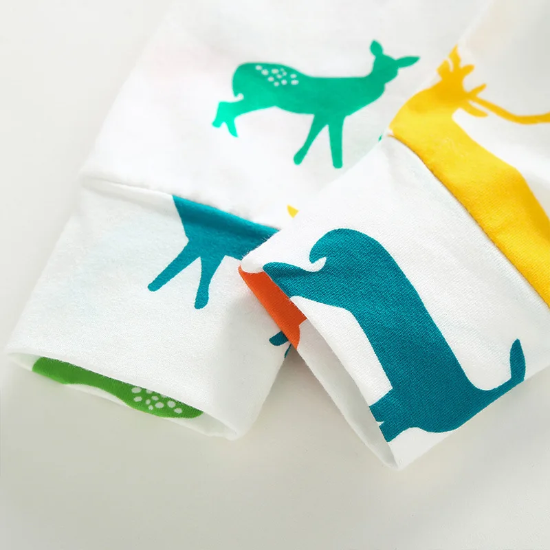 Комплект одежды для маленьких мальчиков Осенний теплый комбинезон с длинными