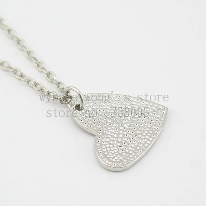 2015 ожерелье для учителя-Подарки учителя-серебряное с подвеской в виде сердца