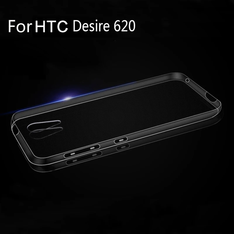 VOONGSON High Clear Transparent Soft Silicone TPU Case For HTC Desire 620 620G D620h D620u 820mini D820mu D820mt Dual Sim |