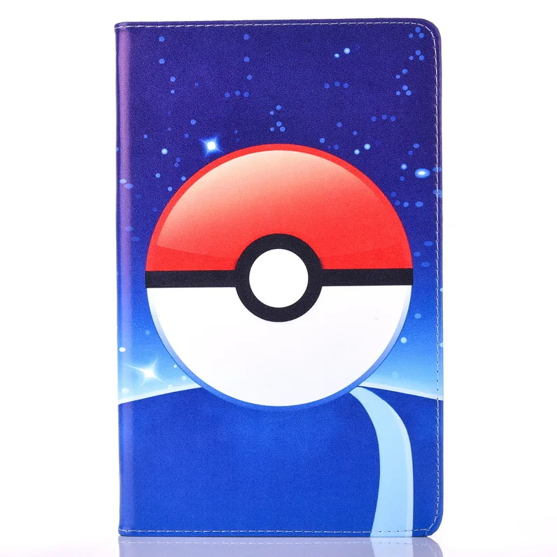 Чехол для samsung Galaxy Tab E 9 6 T560 T561 чехол Pokemon Go с милым Пикачу планшета откидная