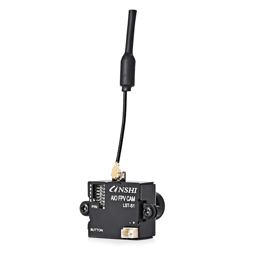 LST-S1 AIO 800TVL CMOS Mini FPV Camera with 5.8G 40CH 25mW VTX 3dBi Whip Antenna | Игрушки и хобби
