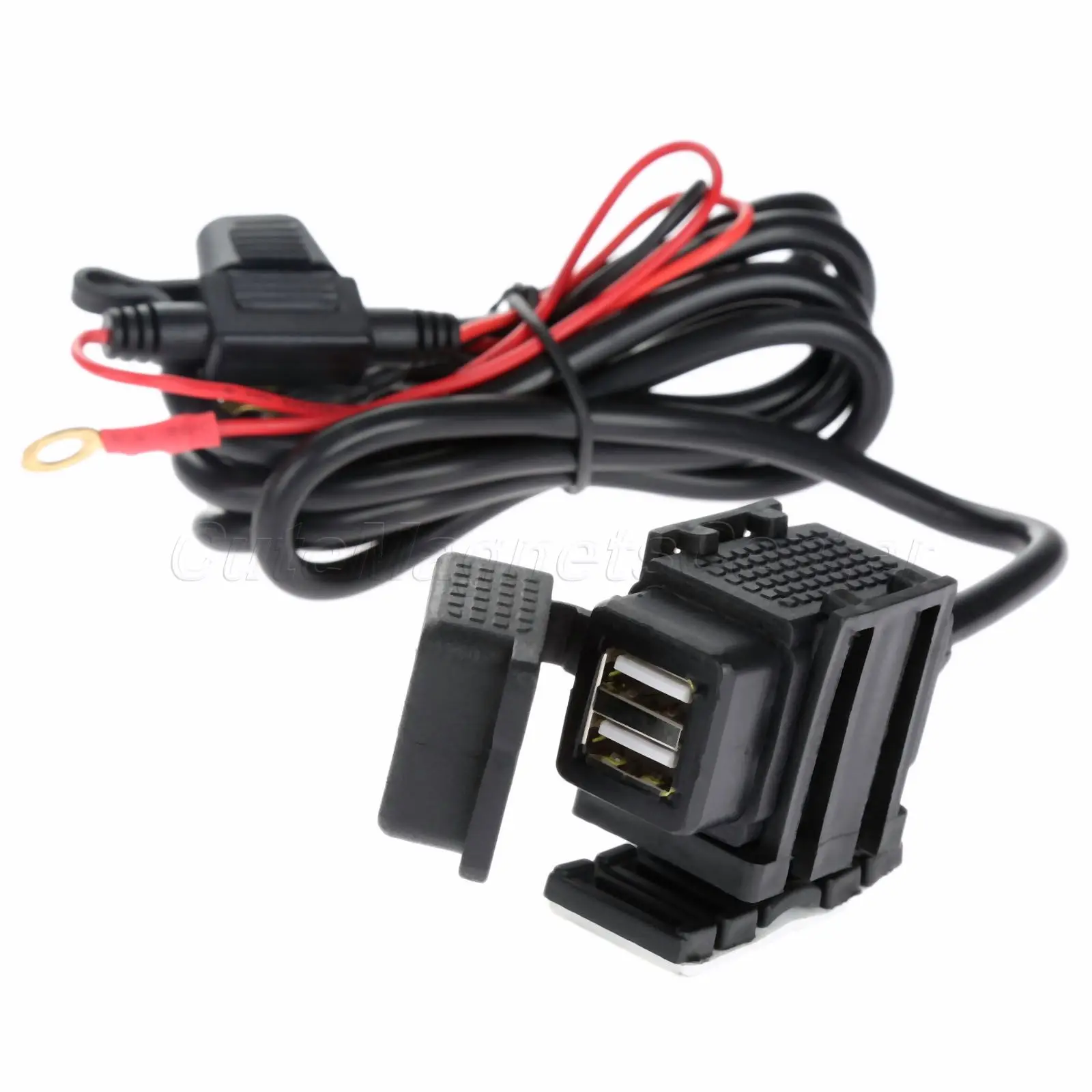 Mtsooning 12V Dual USB Водонепроницаемая система питания для мотоцикла|motorcycle usb power port|usb