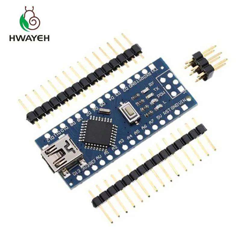 50 шт./лот NANO 328P MINI USB для arduino Nano V3.0 ATmega328P CH340G 5V 16M плата микроконтроллера 3 0|usb mini usb|usb