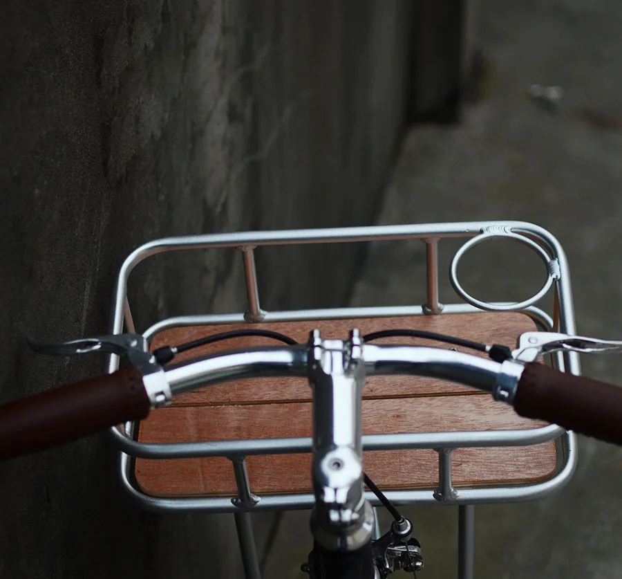fixed gear bike basket fixie Panniers Multi-functional Vintage 700C track Basket Bicycle Accessories | Спорт и развлечения