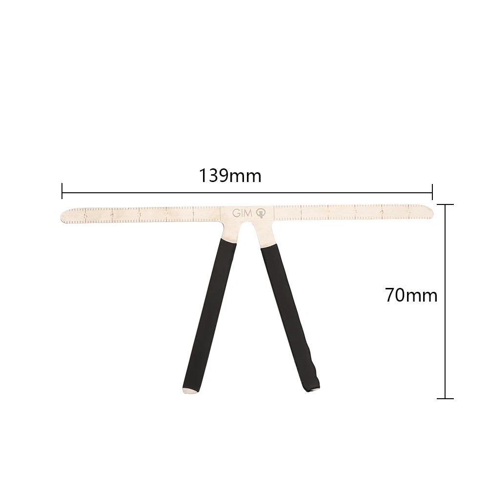 1 шт. линейка для татуажа бровей Трехточечное позиционирование инструмент