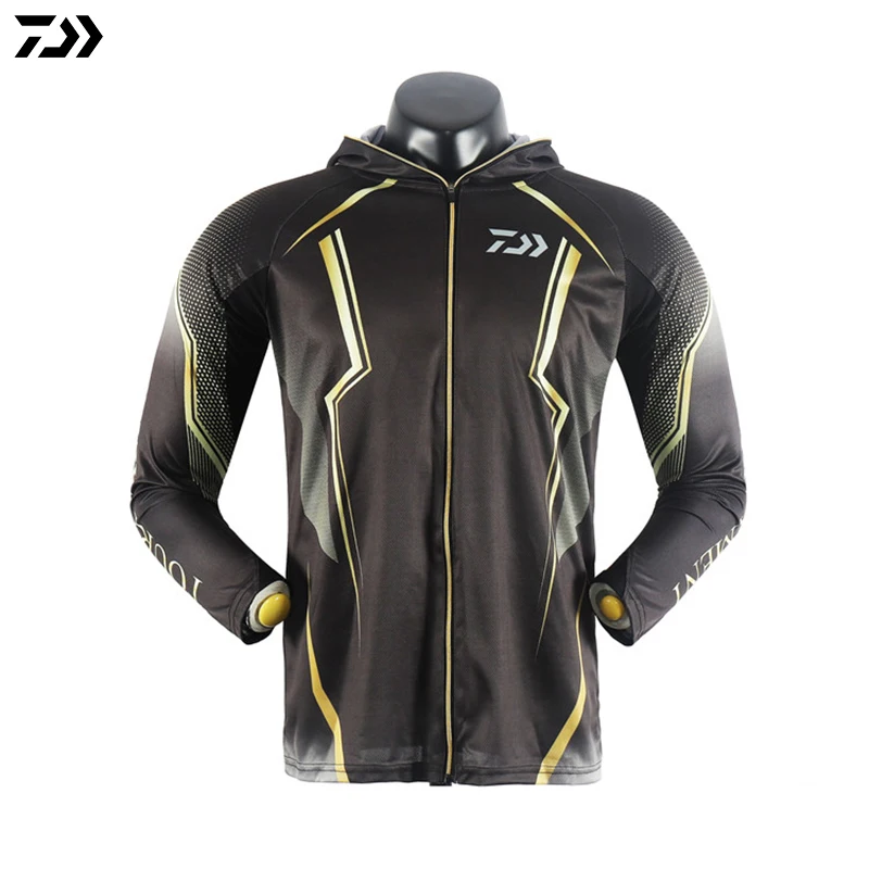 DAIWA Дава 2018 Рыбалка одежда летнее пальто с капюшоном ультратонкий длинным