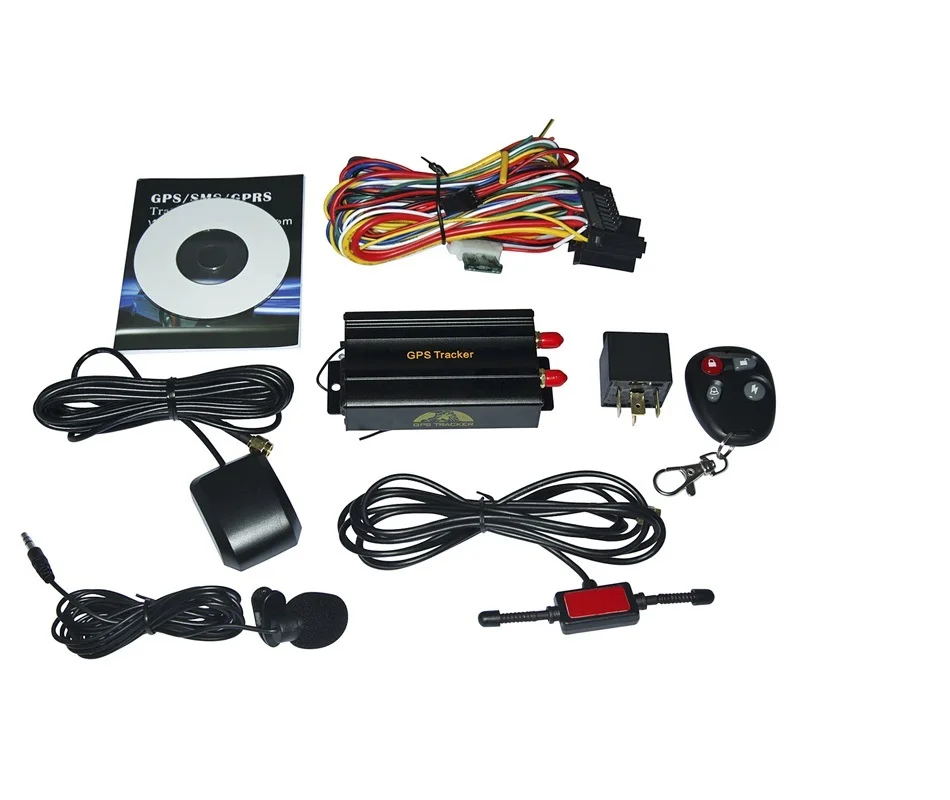 TK103B + в режиме реального времени GPS/GSM/GPRS автомобиль Поддержка блокировки и
