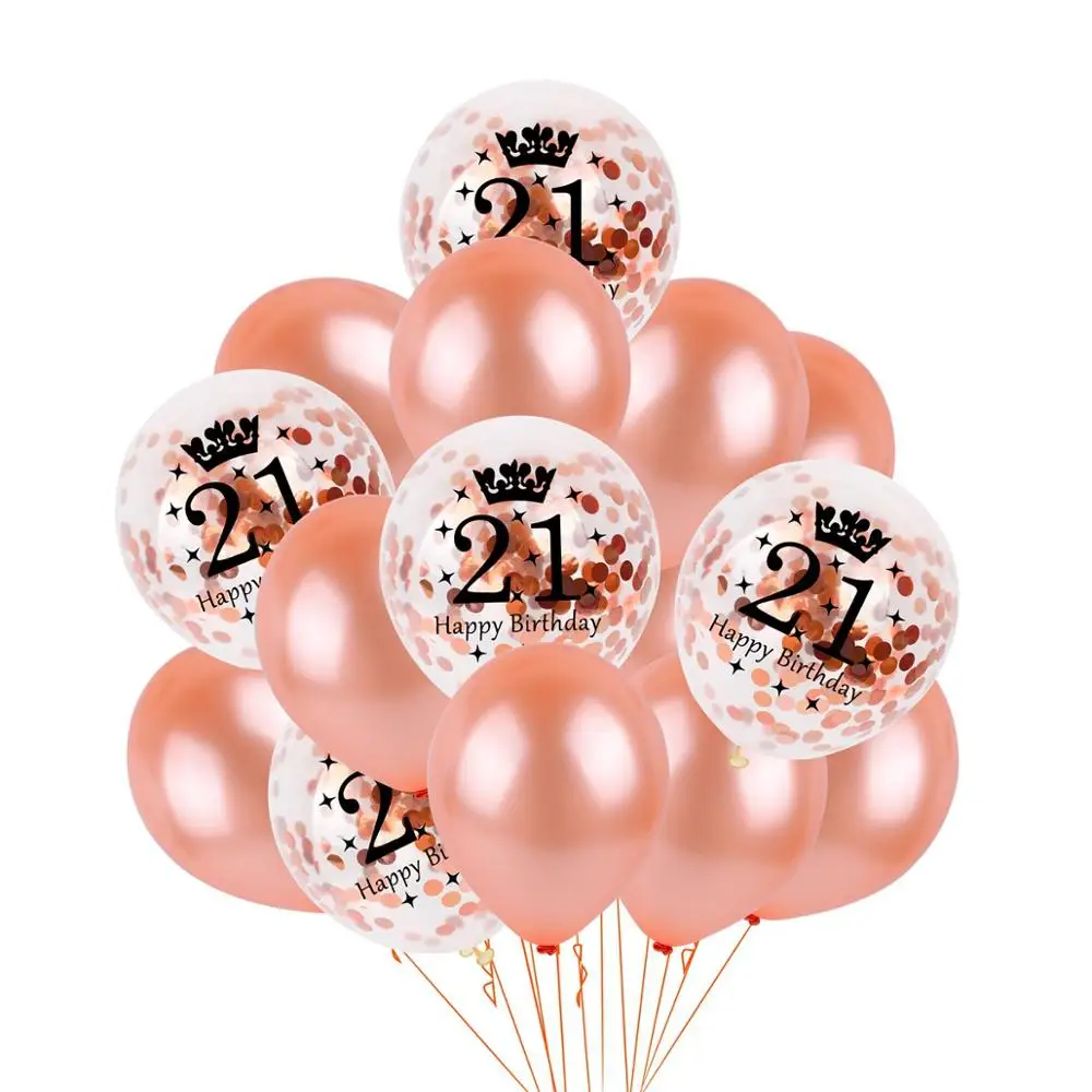 15pcs 21 FENGRISE 9 шт. помпоны из оберточной бумаги с днем рождения украшения Бумага шарики-Помпоны цветы домашний декор для Свадебная вечеринка поставки - Цвет: 15pcs 21