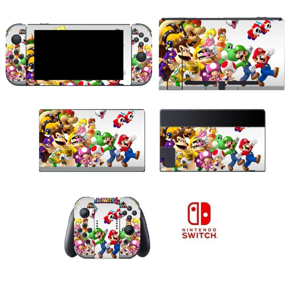 Super MARI0 виниловые наклейки на кожу защитные для nyd Switch skins стикеры s NS консоль Nintendo doswitch