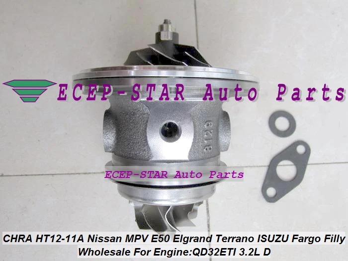 Турбокартридж CHRA Core HT12 11A 11B 14411 1w400 для NISSAN MPV E50 Elgrand Note 97 02 ISUZU Фарго Фили QD32ETI 3.2L|turbo