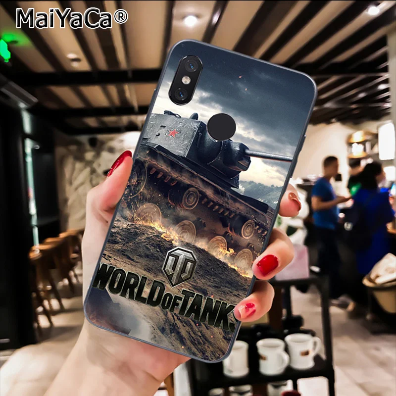 A9 MaiYaCa world of tanks Черная мягкая крышка чехол для телефона для Xiaomi Redmi8 4X 6A S2 7A 6A Redmi 5 5Plus Note5 7 Note8Pro - Color: A9