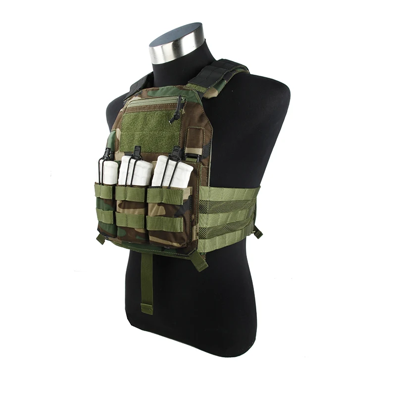 2017 Woodland 500D CORDURA тактическая жилетка без платы из ЭВА | Тематическая одежда и