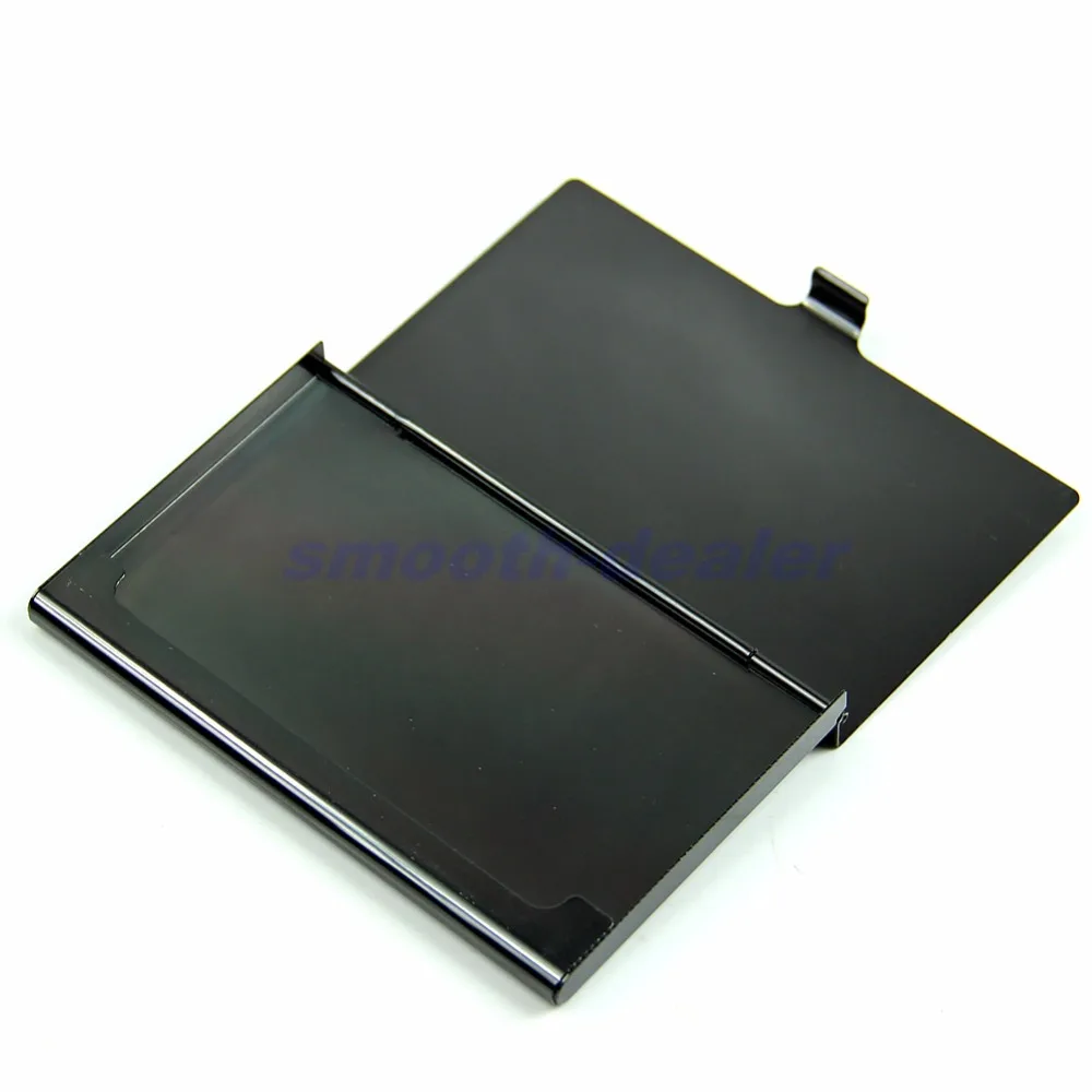 

Universal Pocket Business Name Credit ID Card Holder Metal Cover Case Alloys Business Card