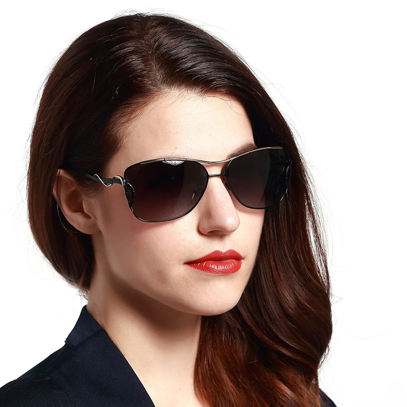 HDCRAFTER солнцезащитные очки для женщин поляризационные Ретро стиль Бабочка Модные