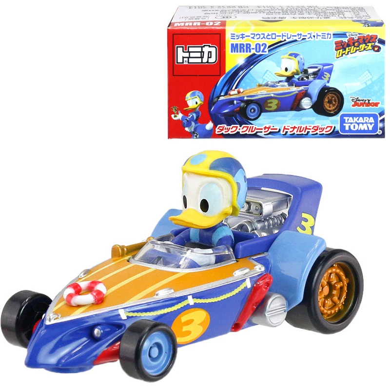 Takara Tomy Tomica Микки дом родстер гоночные велосипеды MRR-02 Cruiser Дональд Дак