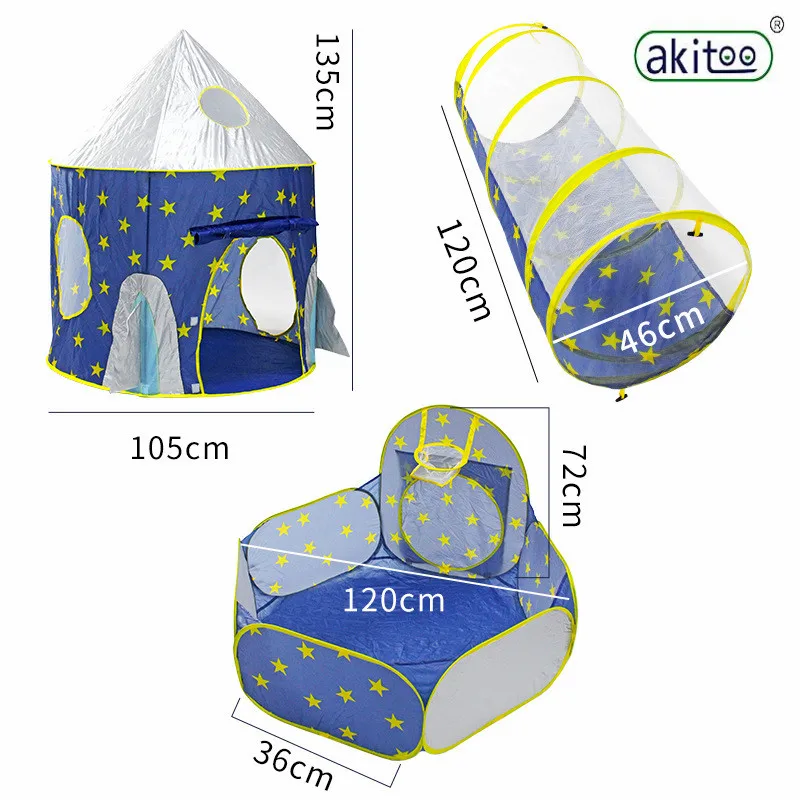 Детская палатка akitoo для дома и улицы игровой домик космическая капсула Юрта