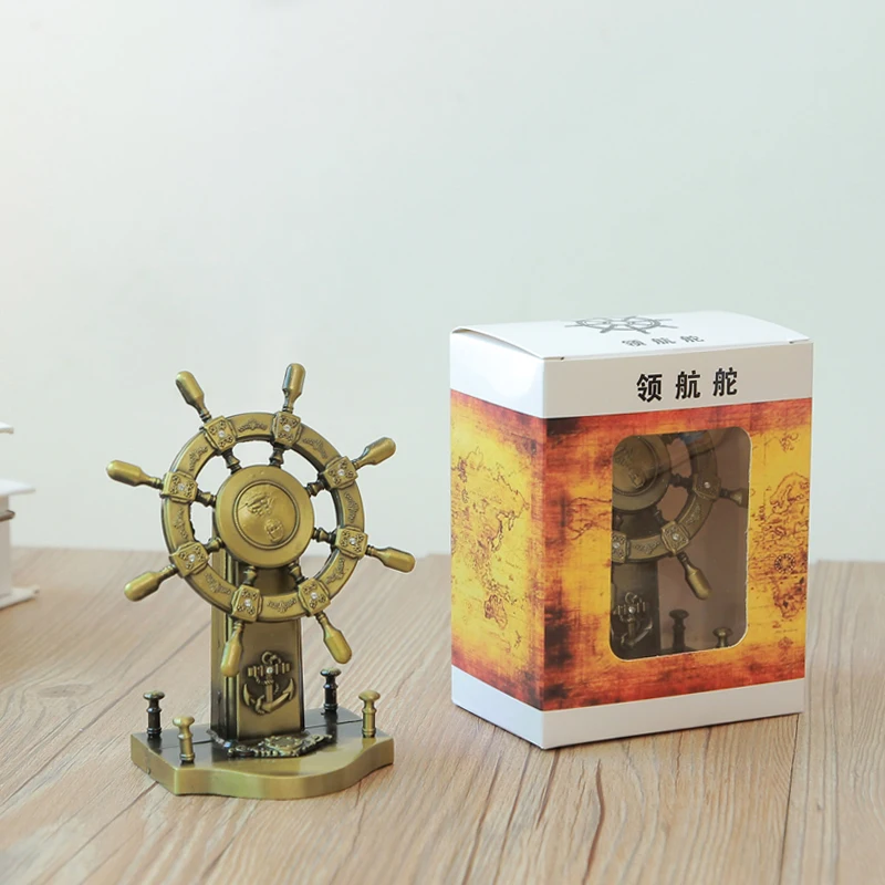 ERMAKOVA металлическая винтажная фигурка колеса корабля руль модель коллекционный
