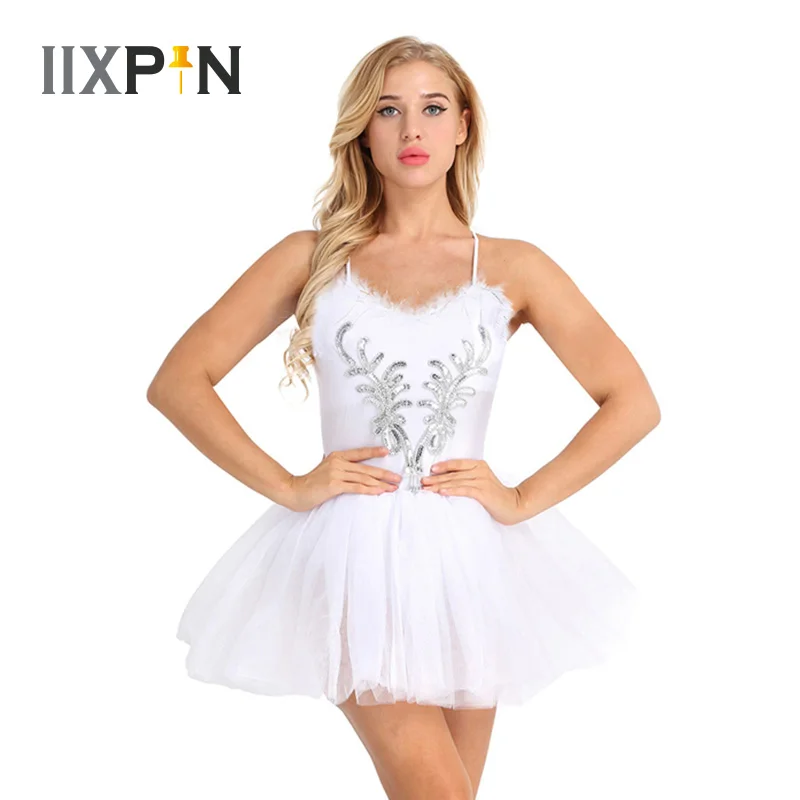 IIXPIN женский балетный костюм Лебединое озеро для классических взрослых балерины