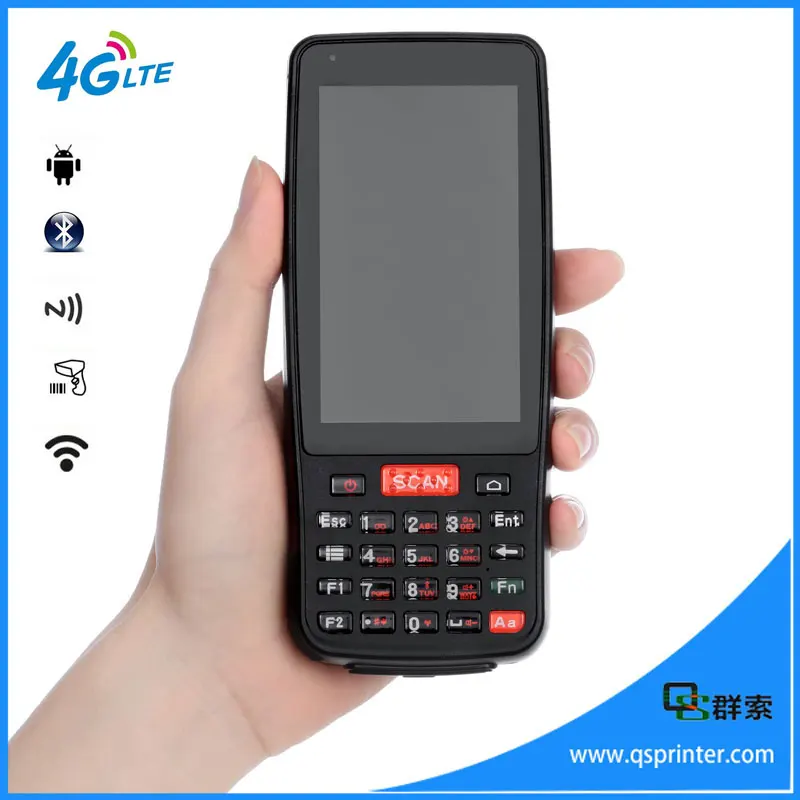 Сенсорный экран Android Ручной беспроводной nfc pos терминал со сканером штрих кода|nfc