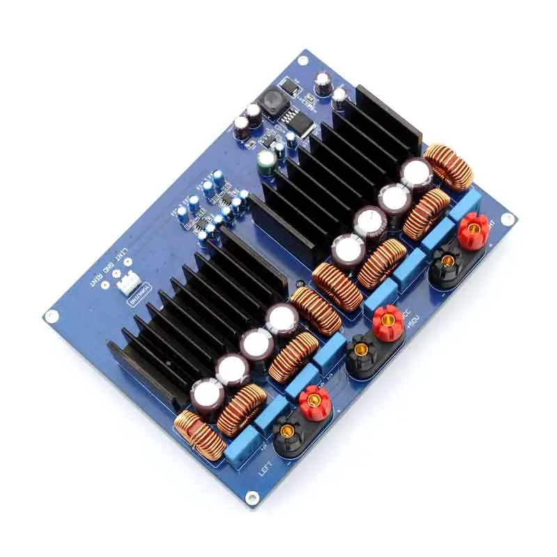 KYYSLB DC40 48V 2*600W TAS5630 OPA1632 2 0 плата цифрового усилителя высокой мощности домашняя