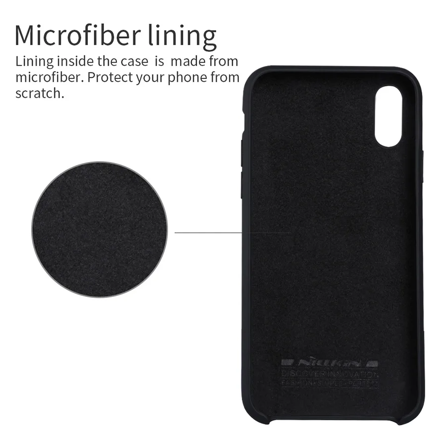 For iphone x funda case cover 5.8 inch Nillkin Liquid Smooth silicone protective shell Protector for luxury |