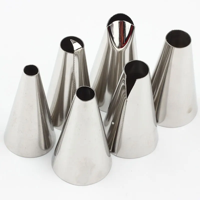 6 шт./компл. сопла из нержавеющей стали для украшения торта русской глазури | Дом и
