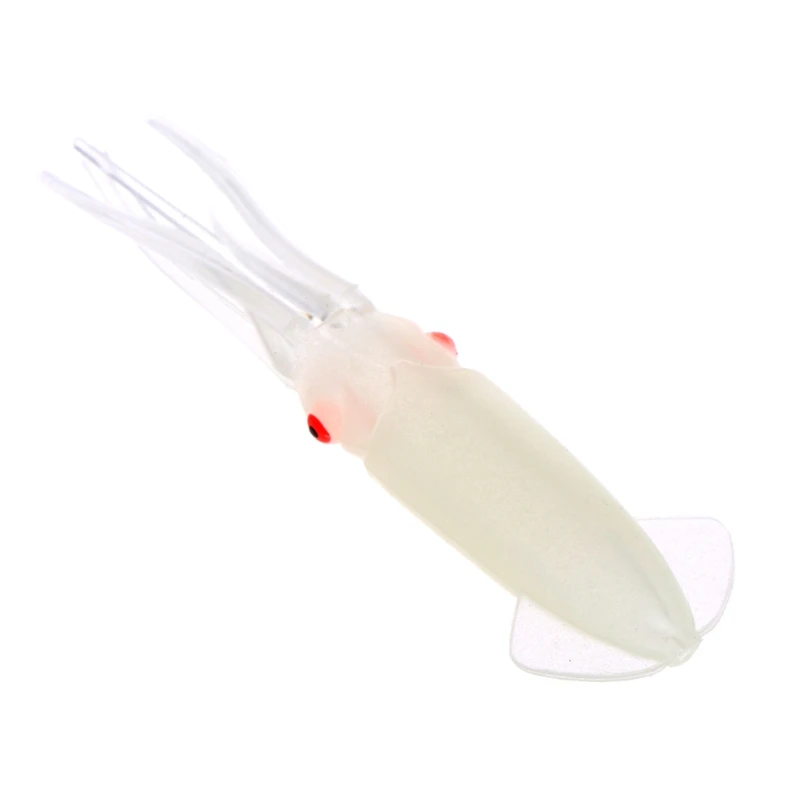 1 шт. светящаяся мягкая рыболовная приманка кальмар осьминог юбка снасть Fluke Jigs