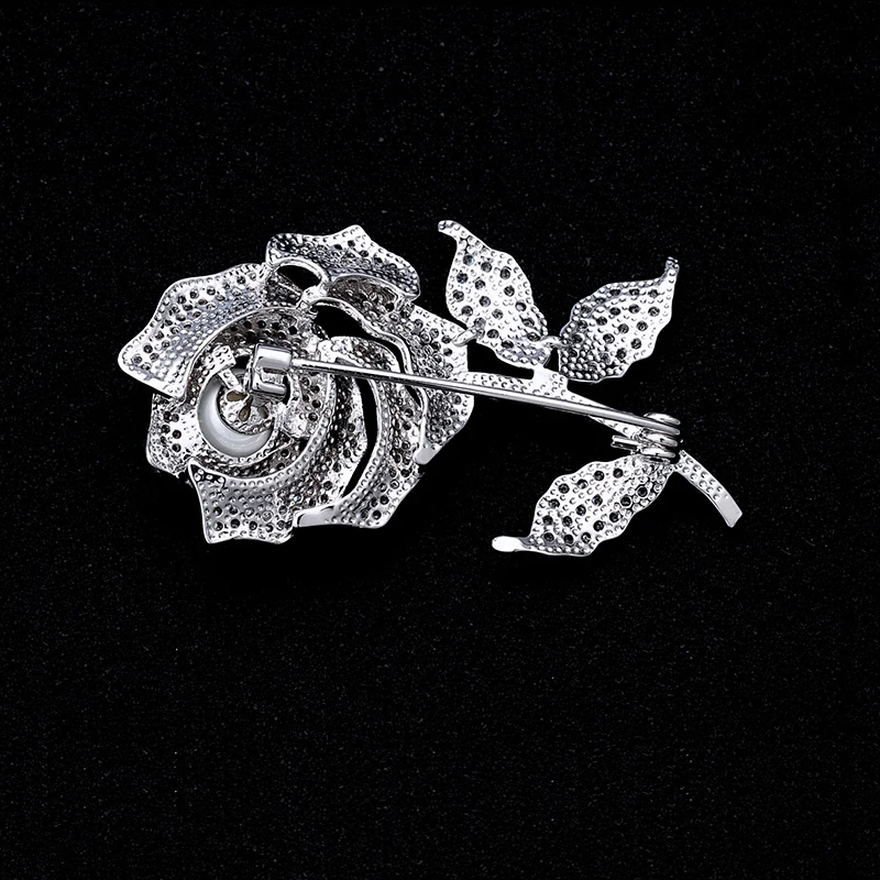 Белая свадебная Брошь Стразы с жемчугом брошь кристаллами для букета невесты