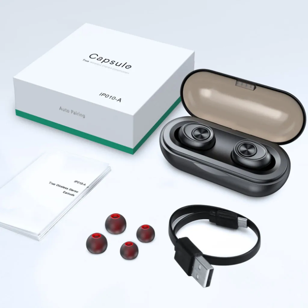 Беспроводные наушники VOBERRY Bluetooth 5 0 мини наушники-вкладыши HiFi стерео анти-пот
