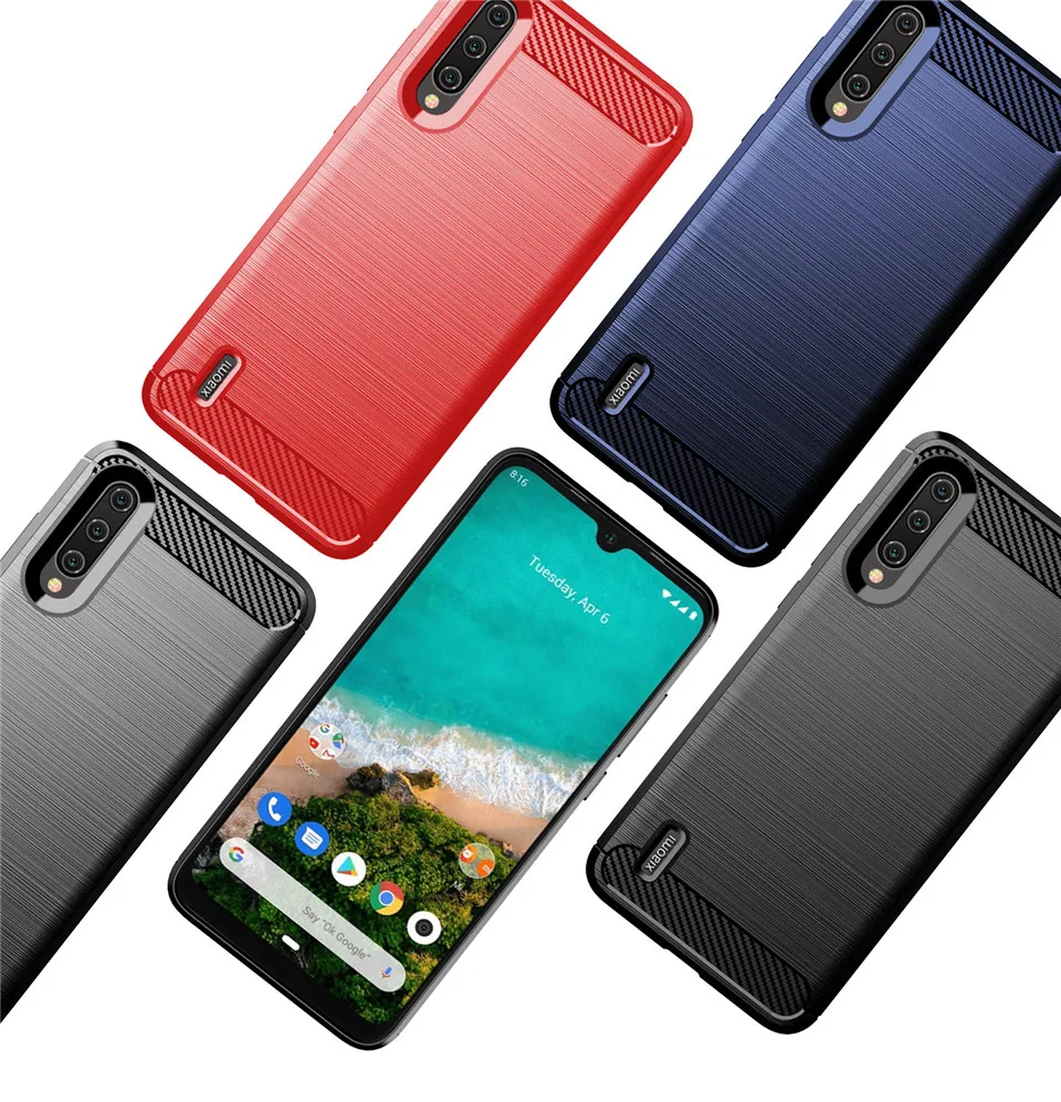 : SRHE Крышка для Xiaomi Mi A3 чехол Силиконовый прочный армированный мягкий задней