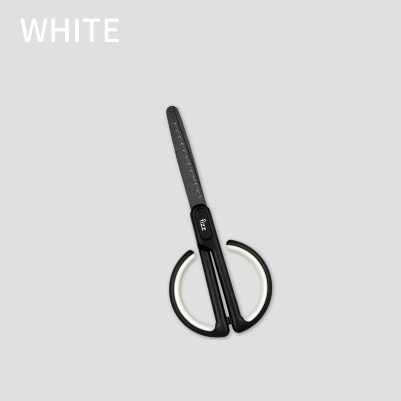 White Xiaomi Fizz антипригарные ножницы со шкалой для Офис Школа Студент Стационарные ножницы бытовые DIY ленты ножницы СНиП - Цвет: White