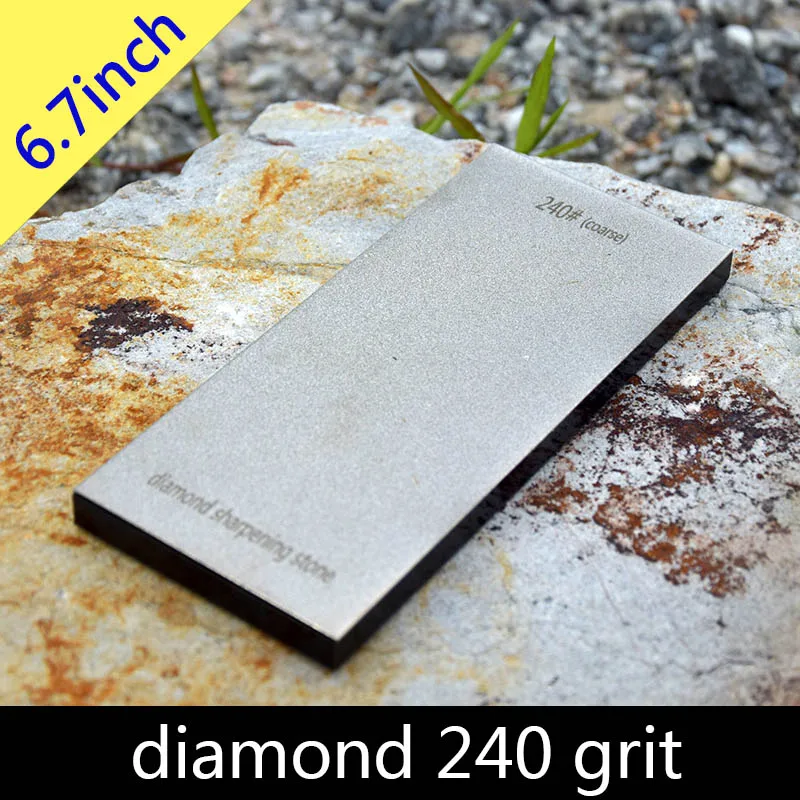 diamond 240 grit Рекомендуем Алмазный 240 400 600 1000 точилка для ножей Система заточки камня точильный камень кухонные инструменты для ножей - Цвет: diamond 240 grit