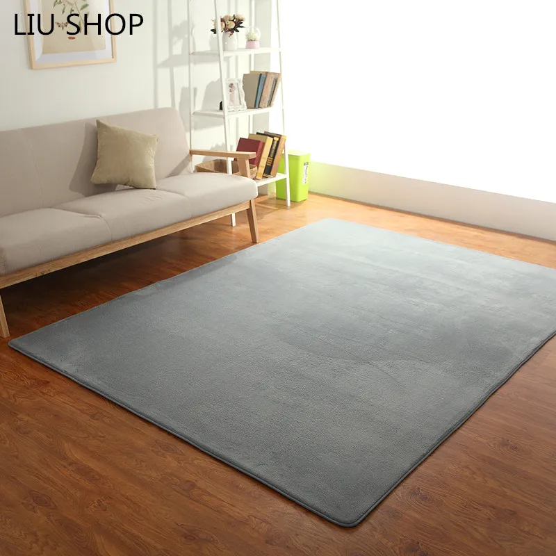 LIU 16 видов цветов коралловый бархатный ковер для гостиной спальни коврик йоги