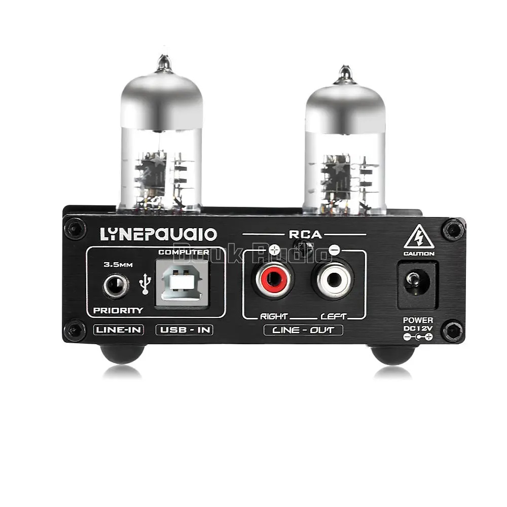 Douk аудио HiFi мини стерео-клапан 6J9 ламповый усилитель предусилитель PC USB ASIO OTG звуковая карта