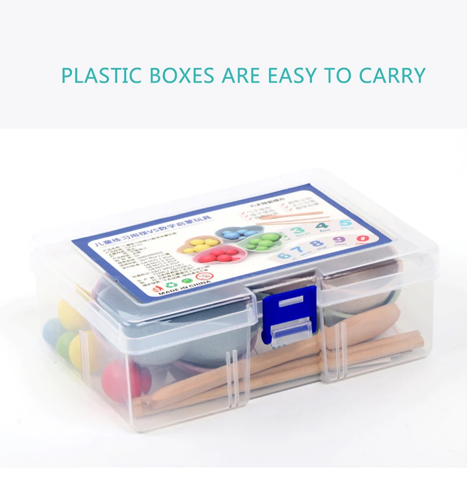 Montessori Educational Wooden Toys Children Math Toys Clip Beads Multi-functional Learning Toy Educational Toys For Children