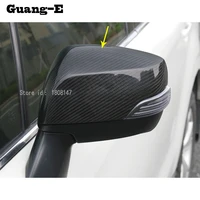 for subaru forester 2013 2014 2015 2016 2017 car back rear view rearview side mirror strip cover stick trim panel lamp part 2pcs