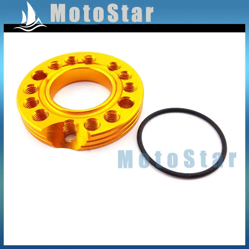 Золотой Алюминиевый Карбюратор с ЧПУ 28 мм впускной регулятор впускного