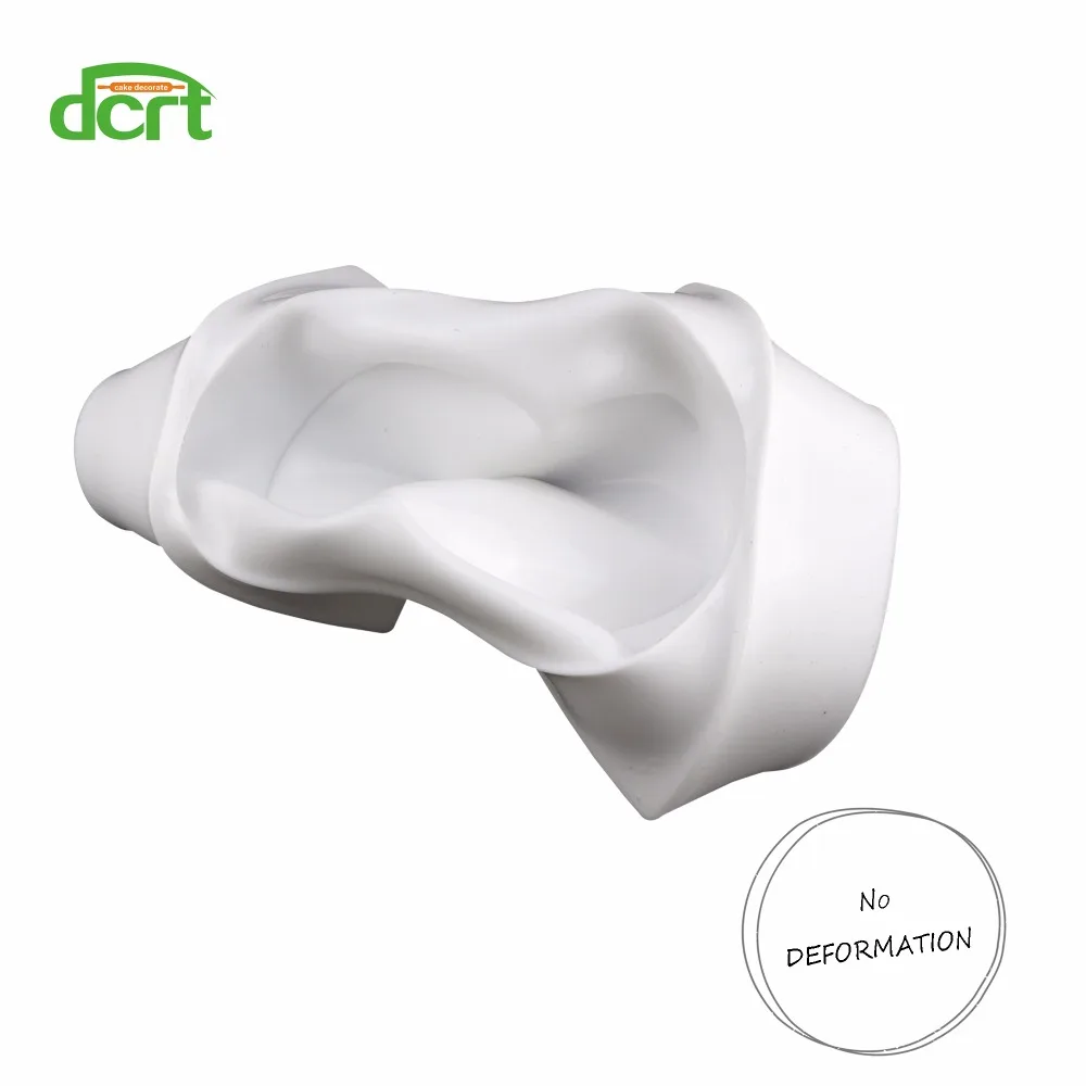 DCRT двухразмерная круглая силиконовая форма для торта 3D помадки мусс десерт