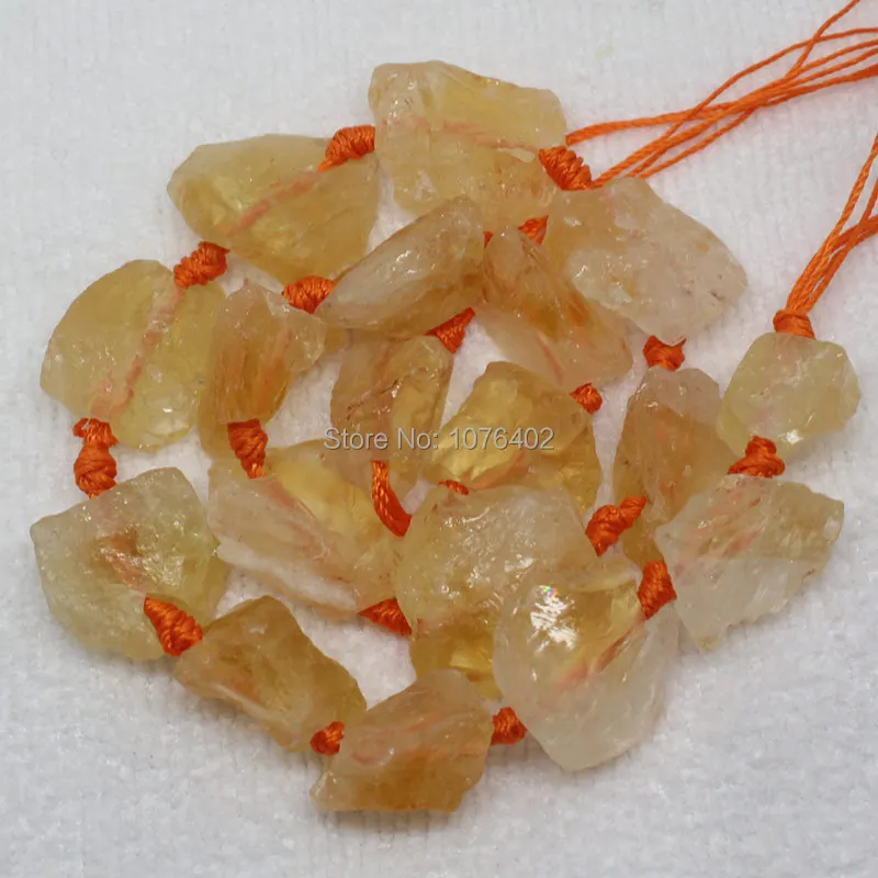 Бесплатная доставка! 18 ~ 28 мм натуральные лимонные бусины свободного покроя