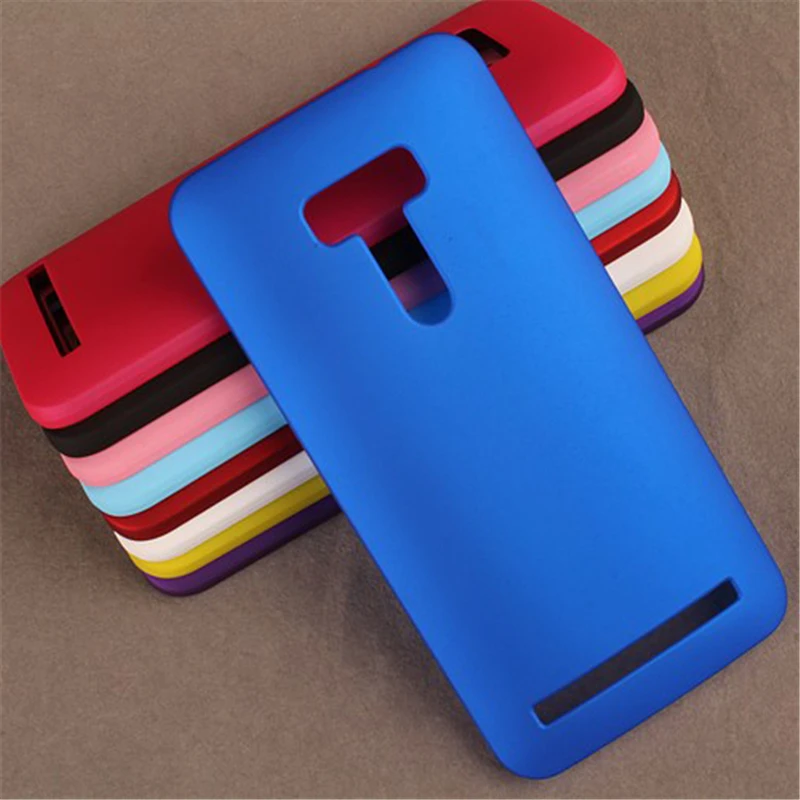Роскошный резиновый матовый пластиковый чехол для Asus Zenfone Selfie ZD551KL задняя крышка