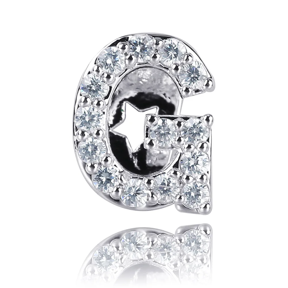 JINAO, новинка, хип-хоп, 26 букв, золото, серебро, зубы, Grillz, все, Iced Out, Micro Pave CZ зубья, грили с силиконом для рождественского подарка - Окраска металла: G