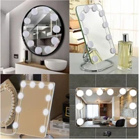 usb multi purpose vanity mirror lamp bathroom bathroom makeup lamp five speed dimming led mirror light
