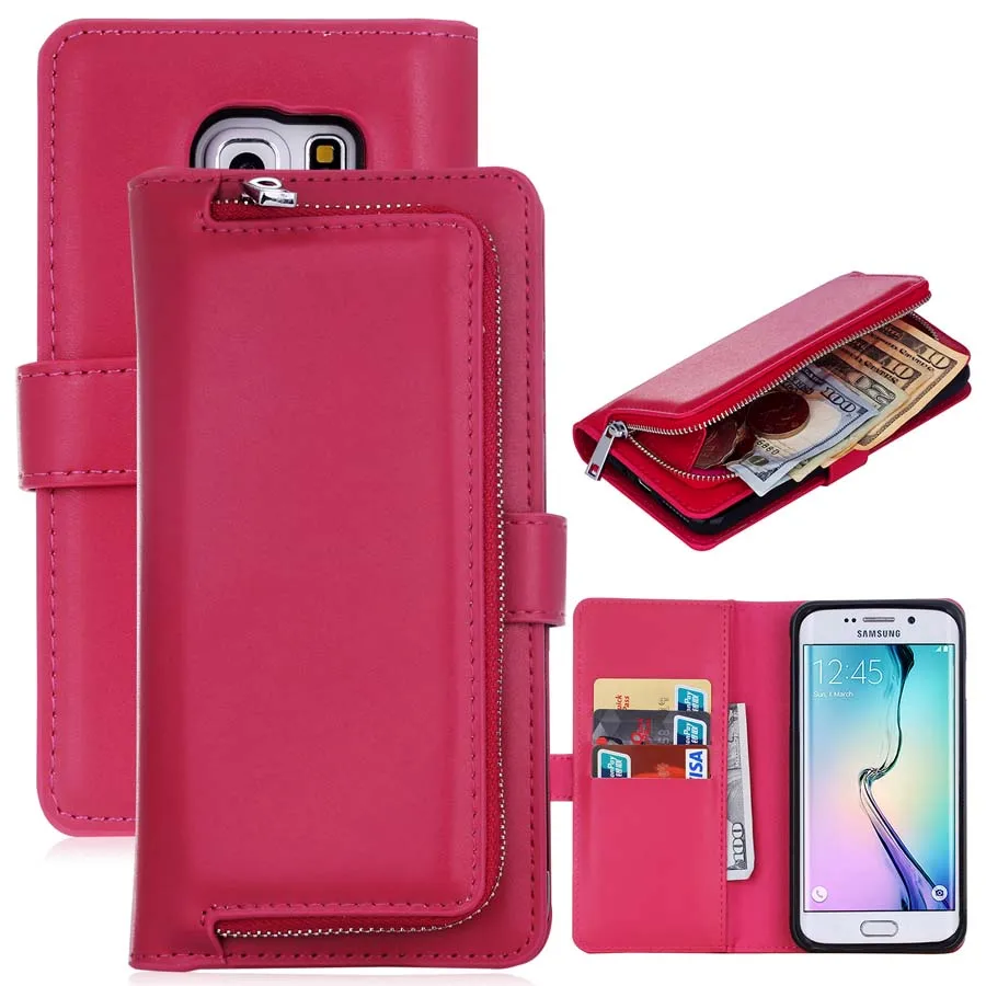 Роскошный деловой кожаный флип-чехол для iPhone 8, 7, 6 S Plus, для samsung Galaxy S8 Plus, S7, S6 edge, S5, чехол-подставка, чехлы для телефонов