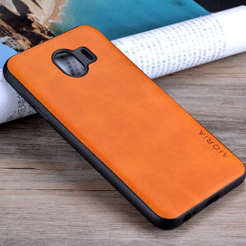 Чехол для samsung j4 j6 j7 prime plus j3 2018 j2 pro j5 2016 coque роскошный винтажный кожаный чехол
