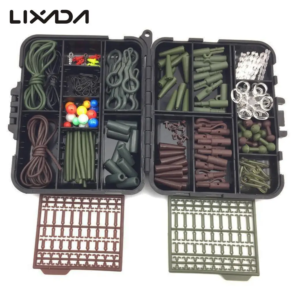 Lixada 189 шт./компл. рыболовные аксессуары крючковая снасть трубка рыболовная шуруп