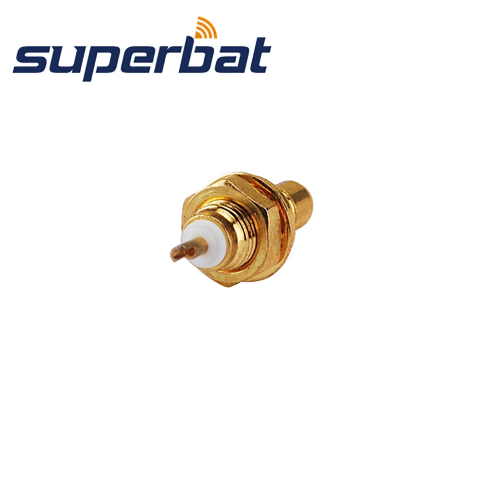 Superbat 10 шт. DAB спутниковый радиоразъем SMB панель монтажный разъем с гайкой и