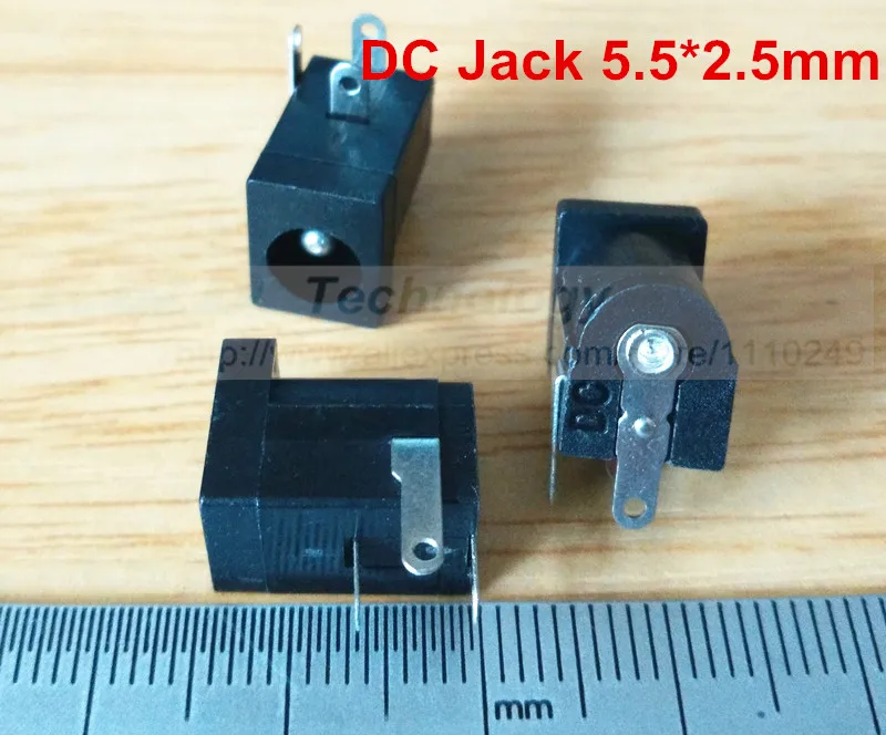 10 шт./лот DC адаптер питания dc разъем DC005 5,5X2,5 2,1 мм DC002 3,5X1,1 1,3 мм