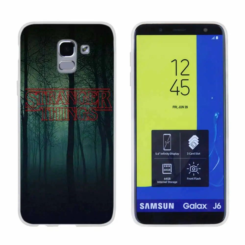 Очень странные дела для чехол для телефона samsung Galaxy j6 J8 J7 J5 J3 J4 Plus J610 Prime Мягкий силиконовый чехол - Цвет: Pattern07